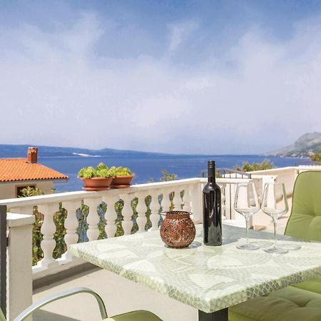 Lovely Apartment In Brela With House Sea View 외부 사진