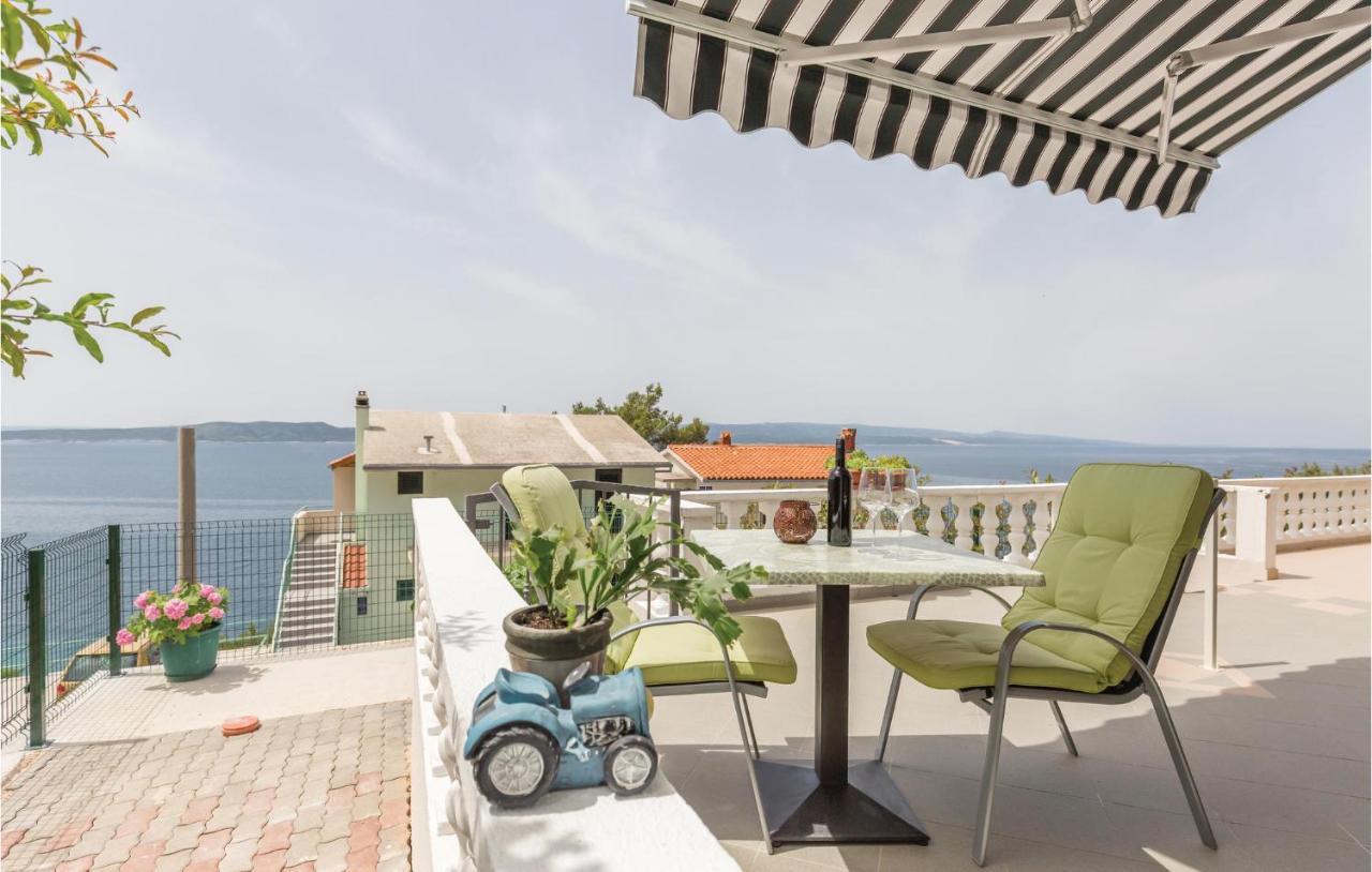 Lovely Apartment In Brela With House Sea View 외부 사진